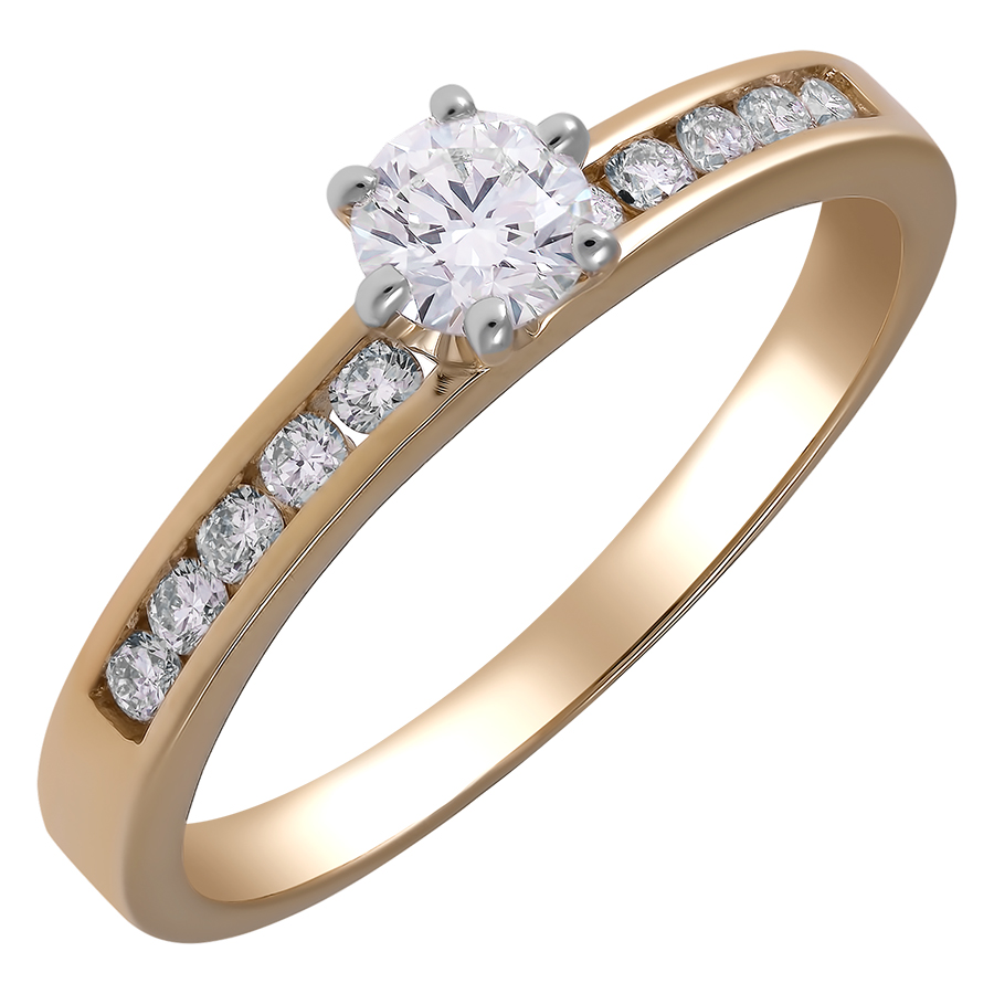 Кольцо, золото, бриллиант, 11674-351-00-00